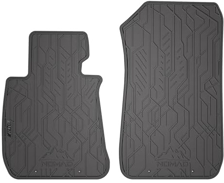 FROGUM Nomad Gummimatten Ganzjährig Autofussmatten Vorne Automatten für BMW 3er E90 2004-2012, für BMW 3er E91 2004-2012, für BMW 3er E92 2006-2012 | Beständiges Gummi Material | 1,5cm Schutzkante