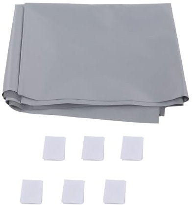 Rankomu Écran de projection 90 haute définition 4K anti-lumière pliable portable pour maison, fête, bureau, salle de classe, utilisation en extérieur, blanc