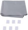 Rankomu Écran de projection 90 haute définition 4K anti-lumière pliable portable pour maison, fête, bureau, salle de classe, utilisation en extérieur, blanc