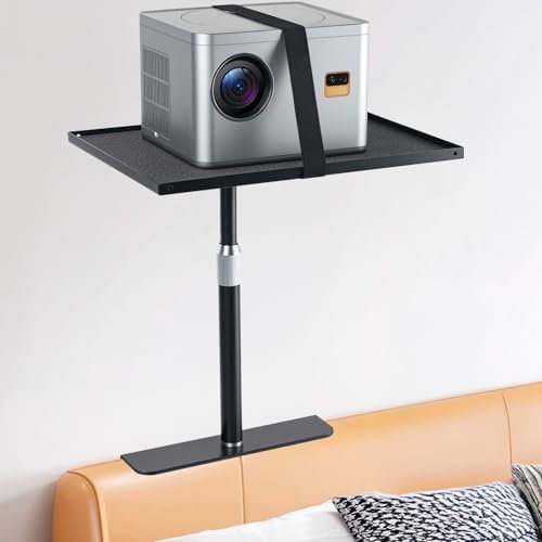 VexNook Projector Mount for Bed and Sofa with Metal Shell - Adjustable Stand Length 24-41 cm, Hidden Design Bed Sofa Projector Mount, Compatible with 100% Projectors XGIMI, Nebula
