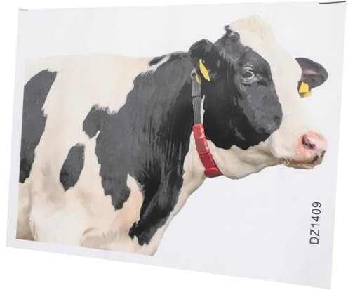 DOITOOL Cartoon Kuh Fensteraufkleber Pvc Wanddeko Tier Kuh Muster Selbstklebend Wiederverwendbar Für Kinderzimmer Wohnzimmer Dekoration