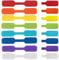 Cable Cord Labels Large Size - 40 PCS Multicolored Handwriting Cable Tags for Organizing Wires and Identification, Reusable Hook and Loop Closure, Waterproof, for Home, Office, and Entertainment Syste