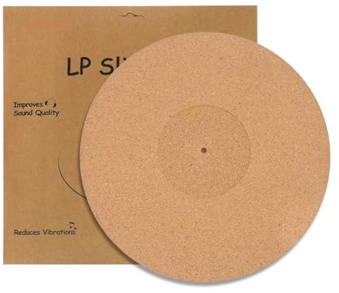 Slipmat Plattenspieler Cork Anti-Static Turntable Platter Mat Slip 3mm sturdy Thick For Record Players