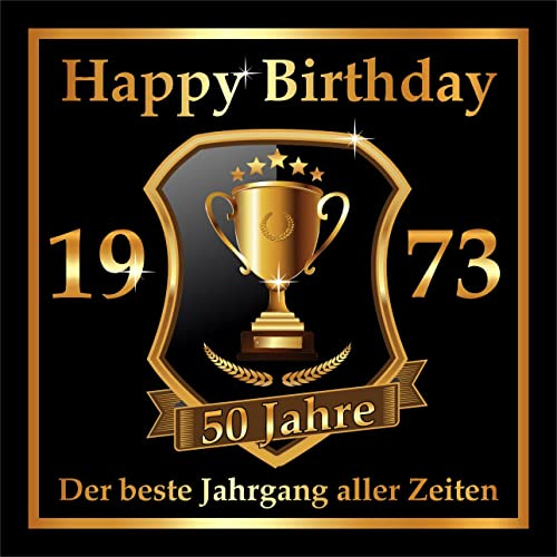 3 St. Aufkleber zum 50. Geburtstag: 1975 der beste Jahrgang aller Zeiten - Selbstklebendes Hochglanz Flaschen-Etikett. Original RAHMENLOS Design