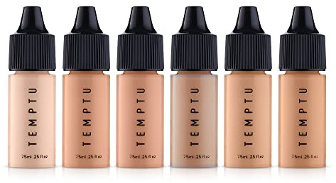 TEMPTU 24-Hour Hydra Lock Airbrush Foundation 6-pack:fair/light