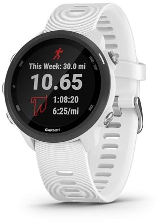 Garmin Hombre Reloj GPS para running, Blanco, Talla única