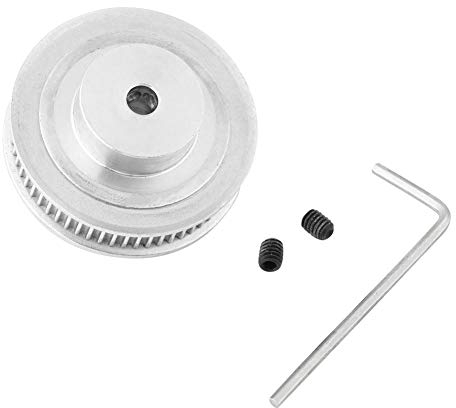 60 Zähne 2gt Synchronrad, Zahnriemenscheibe, Aluminium 5mm Bohrung Aluminium Zahnscheibe, Mit 1pc Schraubenschlüssel Und 2 Stück Schrauben, Für 3d-Drucker