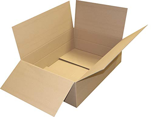 4 St. Versandkartons 800 x 600 x 260 mit Zusatzriller Versandverpackung 80 x 60 x 26 Faltschachtel, Box