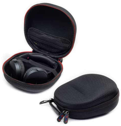 Digicharge Tasche Kopfhörer Etui für Sony, JBL, Beats, Bose, Kvidio Over-Ear Headphones, Inzone, SteelSeries Nova Arctis Prime, Mpow, Beexcellent, Logitech Gaming Headset Case Tragetasche 19x23cm