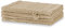Merana Rome Waschlappen Set | saugstark, weich und fusselfrei | Frottier Waschhandschuhe in Luxus Qualität aus Schwerer Baumwolle 590 GSM (Desert Sand, 4 x Waschhandschuh (15x20cm))