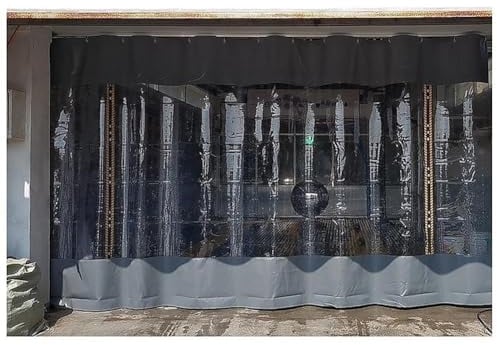 AMSXNOO Außenzelt, Seitenpaneel, mit Ösen, PVC, robust, wasserdicht, wetterfest, Trennwand für Pergola, Veranda, Pavillon, Garten (2,5 x 2,5 m, Grau)