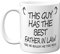 Stuff4 Tasse mit Aufschrift This Guy Has The Best Father in Law, Geschenk für Schwiegervater, 325 ml, Keramik, spülmaschinenfest, Geschenk für Schwiegersohn, Geschenk zum Geburtstag, Weihnachten,