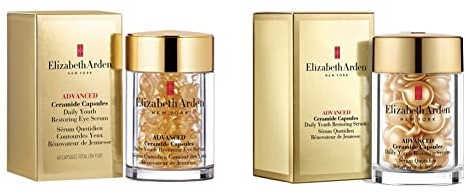 Elizabeth Arden Advanced Daily Youth – Restoring Eye Serum, 60 Stück, Kapseln für die Augenpartie, natürliche Inhaltsstoffe&Pflegeformel, für Frauen & Advanced Daily Youth – Restoring Serum, 30 Stück