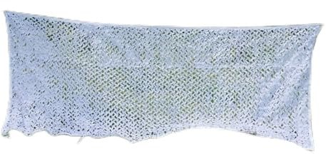 ANSNOW Camouflage Hunting Net Camo Netting for Outdoor Camping, Sunshade Camouflage Net Photography Hides Hunting Shooting Fishing Tent Cover Garden Wall Decoration/White/10 * 10M
