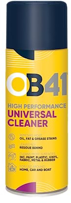 OB41 High Performance Universal Cleaner, 400ml, Removes Oil, Fat & Grease | Leaves No Residue Marks on Most Surfaces Including Plastic, Vinyl, Metal, Rubber & Paint