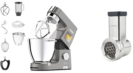 Kenwood Titanium Chef Patissier XL KWL90.034SI & Trommelraffel KAX643ME, Zubehör für Kenwood Küchenmaschinen