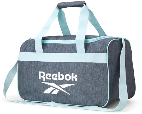 Reebok Reisetasche – Sporttasche für Workout und Reisen, kleine Größe, Übernachtungstaschen für Damen und Herren, Warrior II Medium Grey, Small