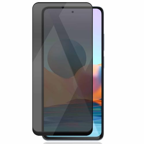 Zerrshoo Protector Pantalla para Xiaomi Redmi Note 10 Pro, Antiespia Cristal Vidrio Templado 1 Unidades, Cristal Vidrio Templado para Xiaomi Redmi Note 10 Pro - Privacidad/Dureza 9H