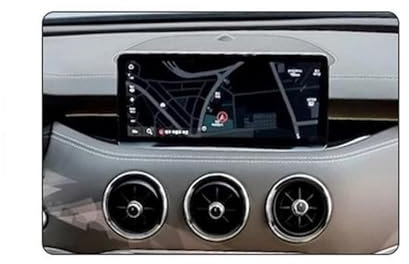 Auto Trim Cover Aufkleber Für Kia Für Stinger 2017 2018 2019 2020 2021 2022 Zentrale Dashboard GPS Navigation Navigator Display Player Dekorative Rahmen Abdeckung Car Interieur Frame Trim (Farbe : C