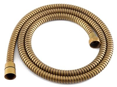 Tubo flessibile for doccia flessibile in ottone antico in acciaio inossidabile (Size : 100cm)