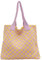 EHOTER Häkeltasche für Damen, große Kapazität, Schultertasche, Handtaschen, Stricken, Hobo-Tasche, ästhetisch, handgefertigt, Webgeschenk, Geschenk für Frauen und Mädchen, Lila / Gelb, L
