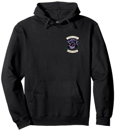 Thin Lizzy Black Rose Dublin Pullover Hoodie