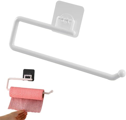 JYJLLM 3 pieces self adhesive toilet roll holder, self adhesive toilet roll holder,self adhesive toilet roll holder,No Drilling Required,Suitable for bathroom, kitchen, and living room