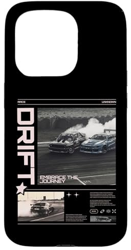 Cool Retro Vintage Japanisches JDM Tokyo Japan Drift Race Car Hülle für iPhone 15 Pro
