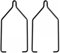 TIEGUANJIA 2Pcs Metal Basking Lamp Holder Metal Heating Lamp Rack Climbing Pet Light Stand Climbing Pet Light Stand Reptile Lamp Stand Suitable for Reptile Glass Terrarium Heating Light