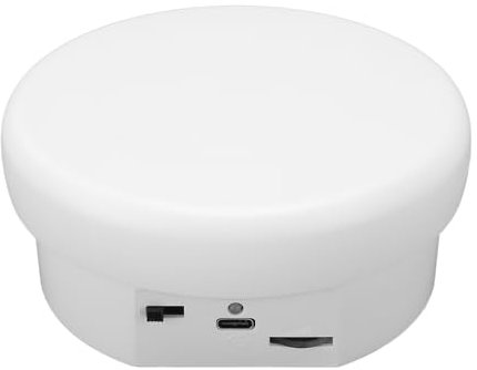 Espositore Girevole, Base Girevole Elettrica con Portante da 3 Kg a 360 Gradi per la Fotografia di Gioielli, Dimensioni Compatte, Facile da Usare