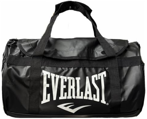 EVERLAST Sporttasche Fitnessstudio Fitness Reise Arbeit Herren Damen Uni mit Griffen oder Schultergurt, Schwarz , Taglia Unica, Sport- und Freizeittasche