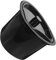 VALICLUD 1 Ensemble Chaise De Toilette En Pot Seau Couvercle Patient Commode Récipient à Urine Pots De Chambre Pour Adultes Accessoires De Chaise De Pot Adulte Plastique Noir