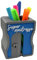 3Dkore Pot à crayons Super Maîtresse – Taille-crayon géant en plastique biosourcé – Cadeau fin d’année école primaire – 20 couleurs au choix – Fait en France