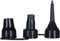Buses De Rechange Noires Pour Pompe À Air, Buses En Plastique, 3 Tailles De Têtes De Pompe Gonflable, Adaptateur Pour Gonfleur De Pompe À Air Pour Matelas Pneumatique Partiel, Accessoires Pour Matelas