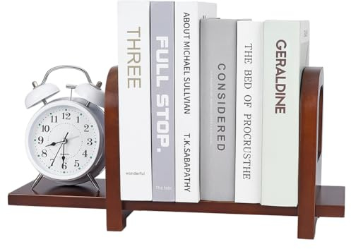 PH PandaHall Verstellbares Bücherregal für den Schreibtisch Bücherregal aus Holz für den Tisch Schreibtisch Ablagefach für Homeoffice Studentenwohnheim Arbeitszimmer Zeitschriften Briefe Dekoration