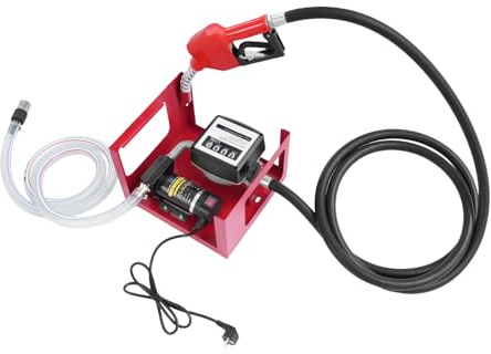 Pompe Diesel Automatique 40L/min Pompe Electrique Carburant 230V 150W Pompe à essence Pompe à carburant pompe diesel - amorçante pompe à huile à piston automatique pompe de transfert de gasoil. (40L)