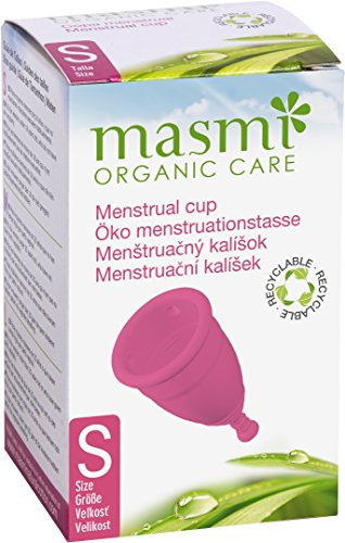 MASMI NATURAL COTTON Öko Menstruationstassen, Größe S, Pink