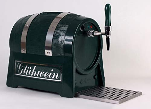 Gastrobedarf Westerbarkey Zapfanlage für Glühwein/Punsch in Fassform 1ltg mit Elektrischer Ansaugpumpe