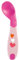 Chicco Première Cuillère, Coudée Petite et Légère Cuillère pour Bébé, avec Forme Angulaire et Poignée Ergonomique pour Apprendre à Manger en Autonomie, pour les Enfants de 8 Mois+, Fuchsia