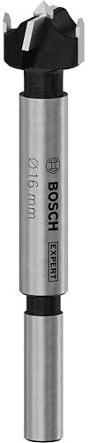 Bosch 1x EXPERT Laminated Wood Scharnierlochbohrer (für Kunststoffbeschichtete Platten, Massivholz-Möbelplatte, Ø 16,00 mm, Professional Zubehör Stehender Bohrer)