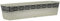 Classic Home and Garden Korinthischer Blumentopf aus Kunstharz, rechteckig, Concrete Grey, 45,7 cm