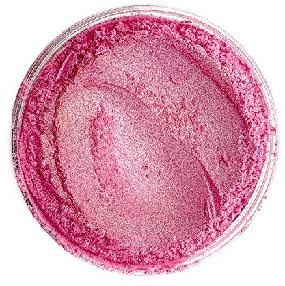 Effektpigment BUBBLE GUM PINK PEARL Perlglanz Metallic Farbpulver Pigment für Epoxidharz Autolack Sprühfolie Nail Art Aquarell Kosmetik Seife Powder (25 Gramm)