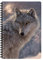 3D LiveLife A5 Notizbuch - Einsamer Wolf von Deluxebase. 80-seitiges 3D-Wolf-Notizbuch. Schul- oder Büromaterial mit Kunstwerken, von renommierten Künstler Collin Bogle lizenziert