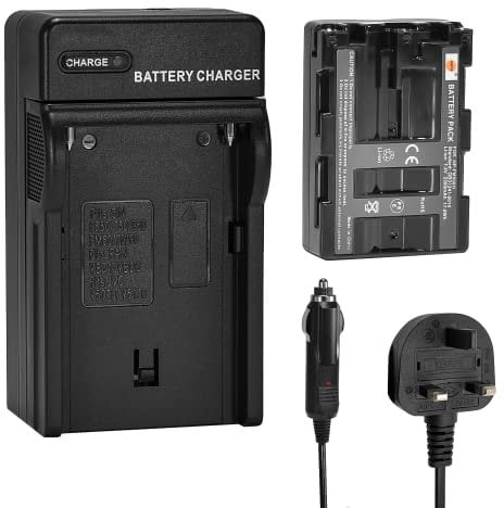 DSTE NP-FM500H (2300mAh/7.4V) Battery and Charger Kit Compatible with Sony A300, A350, A700, Alpha a58, Alpha a99