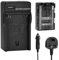 DSTE NP-FM500H (2300mAh/7.4V) Battery and Charger Kit Compatible with Sony A300, A350, A700, Alpha a58, Alpha a99