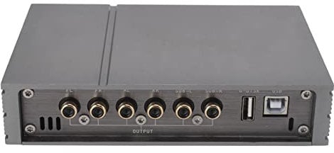 Keenso Amplificatore per Auto, Amplificatore Radio HiFi Ad Alta Potenza a 6 Canali per Auto 10‑15V Bluetooth 5.0 Amplificatore Audio Universale per Audio Altoparlanti