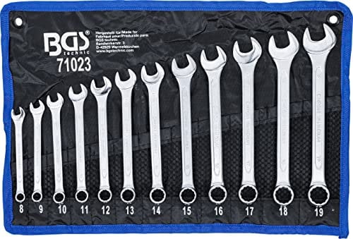 BGS Maul-Ringschlüssel-Satz - SW 8 - 19 mm - 12-tlg. 71023