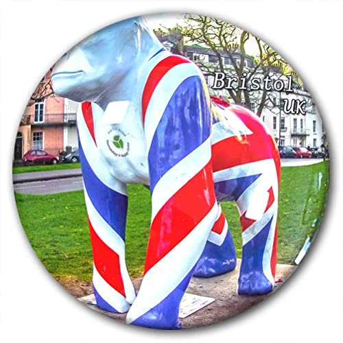 UK Bristol Kühlschrankmagnet, Kühlschrank-Aufkleber, dekorativer Magnet, Reise-Souvenir, Kristallglas