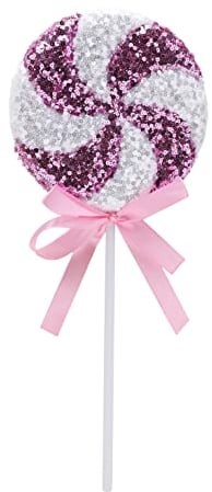 Christmas Concepts® 36 cm riesige glitzernde Pailletten-Lollipop-Weihnachtsdekoration – Christbaumschmuck – 5 Farben erhältlich