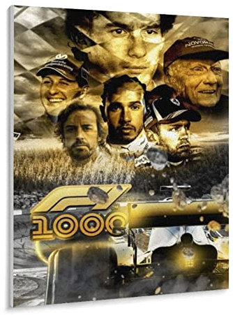 Formel 1 Weltmeisterschaft Poster Puzzle 1000 Teile Papierpuzzle Geeignet Für Erwachsene Kinder Familien Stressabbau Puzzlespiele（38x26cm-z101p